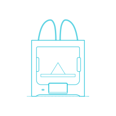 Digital 3D Printers Ultimaker S3 Craft Design Svg File, Free Vectors File
